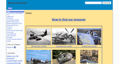 Desktop Screenshot of boxted-airfield.com