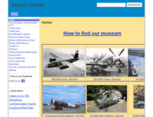 Tablet Screenshot of boxted-airfield.com